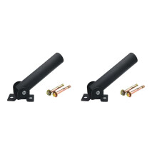2X T Bar Row PlatformfäSte Installera på Golv- eller VäGghåLlare för SkivståNgsöVningar Gymutrustning, 50 mm