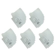 60PCS Paper Shredder Lubricant Sheets Shredder Lubricating Oil Portable Paper Type Lubricating Oil for