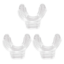 3PC Silicone Duiken Mondstuk Regulator Snorkel Mondstuk Duikuitrusting -Toxisch Anti-Allergie Veiligheid Siliconen