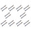 20 PCS Silver Aluminum Alloy Chalk Keeper Holder 1