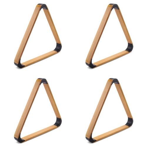 4X Wooden Billiard  Rack Solid Triangle Rack Pool  Racks Triangle Billiard  Racks Billiards Triangle Rack