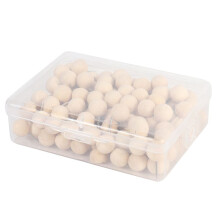 390pcs Round Wood Decorative Push Pins, Wood and Steel Needle Point Thumb Tacks for Photos, Maps and Cork Boards