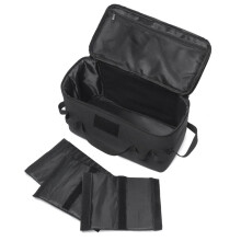 2X Outdoor Camping Torba do Przechowywania Kuchenka Gazowa Kanister Garnek Torba do Przenoszenia Torba Piknikowa Naczynia Kuchenne Organizer Czarny