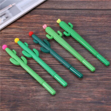 60 Pezzi Penne Roller Un Forma di Cactus Penne Un Inchiostro Gel Cactus Penna da Scrittura per Ufficio Scuola Forniture Regalo per la Scrittura Un