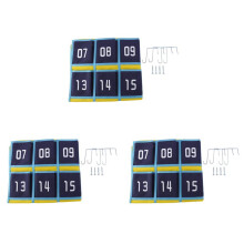 3X Numbered Pocket Chart Classroom Organizer for Cell Phones Calculator Holders (30 Pockets, Pockets)