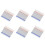 120 Pcs 0.7mm Tip Gel Silver Tone Ink Pen Refill Replacement 1