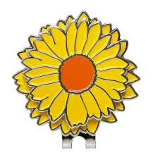 Removable Yellow Flower Pattern Cap Clip with Small Flower Magnetic for Women Gift Accessories Yellow