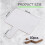 20Pçs 9.6X8Polegadas Dry Erase Answers Paddle, Handhold Wooden Board Branco Double Side Dry Erase Answer Board 1
