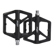 RGO Bike Pedal Ultralight DU Bearing MTB Cykelpedaler Road Bike Cykeltillbehör Svart