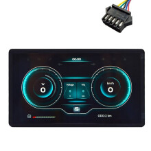 H8 Electric Bike LCD Meter 24V 36V 48V 60V E Scooter LCD Panel Screen for Electric Bikes E Bike Accessories SM 5PIN