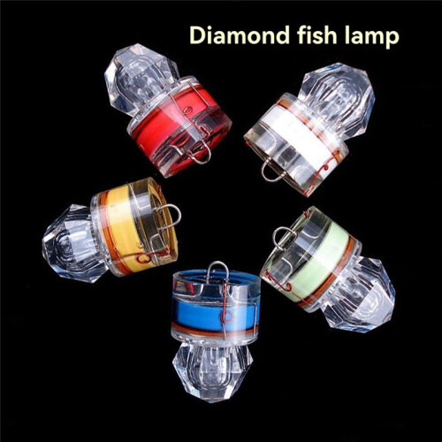 -LED-Licht für Wasserdichte Angelköder, Wasserdichtes Angelköderlicht, Tiefes Fallen, Unterwasser-Fischköder-Lampenlichter, A 1
