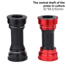 MEROCA BB92 MTB Press Fit Trapas 41x89.5-92mm Draad voor Racefiets PF92 BB86 BB90 BB72 SM BB71 24mm Crankstel Rood