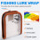 Fishing Lure Wrap Clear Lure Covers for Rod Fabric Hook Dark Red 3