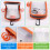 Fishing Lure Wrap Clear Lure Covers for Rod Fabric Hook Orange 5