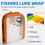 Fishing Lure Wrap Clear Lure Covers for Rod Fabric Hook Orange 4