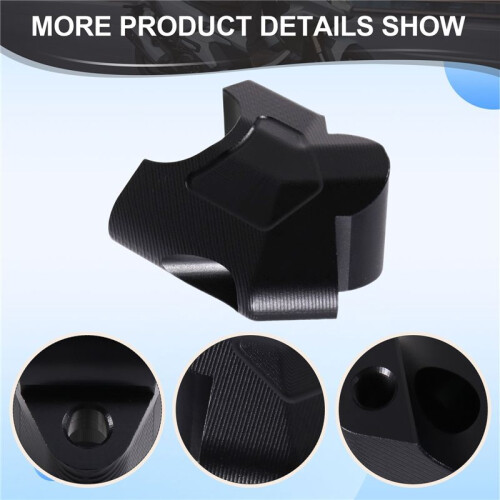 Motorcycle Accessories Handlebar Riser Drag Handle Bar Clamp Extend Adapter for  800MT 700MT 450MT Black 2
