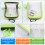 Fishing Lure Wrap Clear Lure Covers for Rod Fabric Hook Green 5