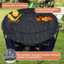 Trampolin-Abdeckung, Rund, Schattentuch, Trampolin-Oberteil, Sonnenschutznetz, Plane für Den Außenbereich, Hinterhof, Spielplatz, 3 M