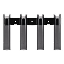 Fishing Rod Holder for Boat, Yacht, Garage Side Storage Tool, 4 Tube Rod Rack, Wall Mounted Fishing Pole Rod Holder
