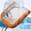 Fishing Lure Wrap Clear Lure Covers for Rod Fabric Hook Orange 6