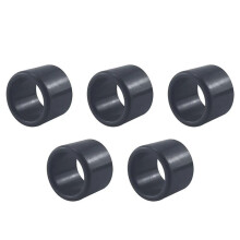 5 Pcs Fishing Rod Holder Tube Insert Protector Accessories 1.5mm Wall Boat Fishing Pole Rest Rack Black