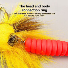 Mouse Fishing Lure Fly Hooks Freshwater Saltwater Lure Soft Fly Fishing Lures with Double Hooks