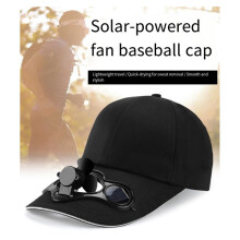 Outdoor Sunhat with Solar Fan Sun Protection Hat Solar Fan Baseball Caps Summer Sunscreen Sunshade Hats