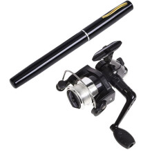 Compact Telescopic Fishing Rod Pen-Shaped with Reel - Portable, , Ideal for Travel and Casual Fishing E