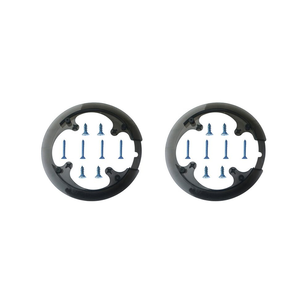 2X 8Holes 42T Bike Crank Diy Cover Bicycle Crankset Chain Wheel Cover Guard Mountain Bike Chain Protector- Gray 6031820787011