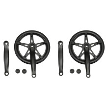 2X Juego Bielas para Bicicleta Carretera de 46T,Velocidad ÚNica,170Mm,Juego Bielas para Bicicleta, Placa Dientes Huecos, Juego Bielas para Bicicleta,