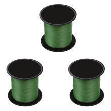 3X Nylon Fishing Wire Braid 12LB 5.5kg 200M for Lure Trolling Army-Green