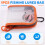 Fishing Lure Wrap Clear Lure Covers for Rod Fabric Hook Orange 1