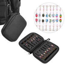 16Pcs Fishing Lures Spinners Baits Spoon Set with Tackle Bag Trout Bass Salmon Pike Walleye Fishing Tackle