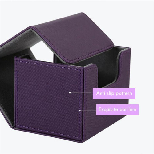 2X Card Box Side-Loading Card Box Deck Case for  Yugioh Card Binder Holder 100+, 1