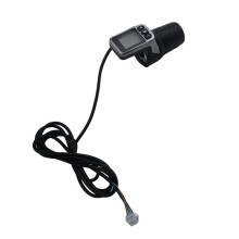 124DX Ensemble de Poignées D'Accélérateur avec Écran LCD pour Vélo Électrique et Scooter