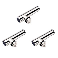 3X Hardware Marino, Acero Inoxidable, Marino, Soporte para CañA de Pescar, Soporte para Riel, 19-25Mm, Asiento de , Piezas de Barcos