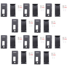 10X Aluminium Behuizing voor MMDVM Hotspot Uitbreiding Rainsun Board Radiostation Wifi Voice Modem Raspberry Pi W Zwart