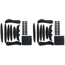 2X Fietshelmpads Verzegelde Spons Fietshelm van Binnenpads Bescherming Helmvulling Fietshelmpads-SK-202, Zwart