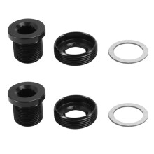 2X Bicycle Crank Screw Cap Bike Crankset Cover Caps Bolt for X5/X7/XX1/FORCE/GXP,M15/M22
