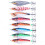 16 Stücke 9.6G 10Cm Luminou Squid Jig Fishing Wood Shrimp Lure Squid Tintenfisch Jigs KöDer AngelköDer 3