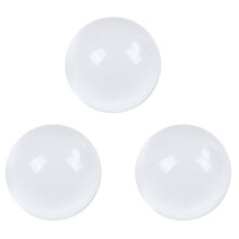 3pcs 40Mm Clear Glass Crystal Healing Sphere Photography Props Gifts