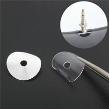 60 Pièces VéLo Presta Valve Autocollant Jante Protection Gaz Air Buse Colle Pad Tube Pneu Joint pour VéLo de Route de Montagne