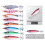 16 Stücke 9.6G 10Cm Luminou Squid Jig Fishing Wood Shrimp Lure Squid Tintenfisch Jigs KöDer AngelköDer 4