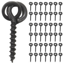 300pcs Carp Fishing Boilie Screw with Solid Ring Bait Tool Chod Rigs Carp Fishing Hair Tackle Accessory