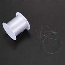 5X Jewelry Beading Thread 0.3mm Dia. Clear Nylon Fishing Spool 17 Lbs