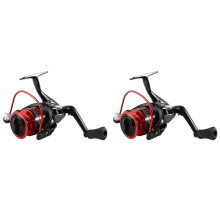 2X Fishing Reel 1000 Folding Rocker  Wheel Single Handle Fishing Reel 5.2:1  Reel Full Metal Wire Wheel