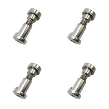 4X Bicycle Seatpost Screw Adjustment Bike Seatpost Clamping Binder Screw Bolt 15-25mm High Strength Steel Screw