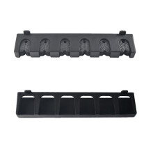 Fishing Rod Holders 6-Rod Rack Vertical Pole Holder Wall Mount Modular Fishing Pole for Garage Wall