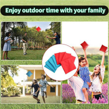 32 Pezzi Bean Bags Set Cornhole Bean Bags Toss Game Bags per Divertimento Sport All'Aperto Gioco di Famiglia Nessun Riempimento