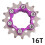ZTTO Bicycle Flywheel Single Speed Gear 16T Single Gear Fixed Bicycle Sprocket 5